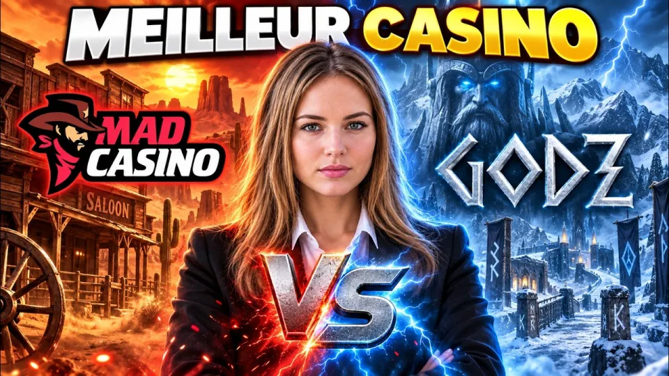 Quel casino en ligne choisir entre MadCasino et GODZ en 2026
